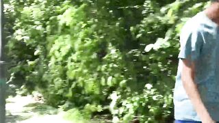 Frankie Morel joins Rick Lennon in a cruising spot for a hot fuck