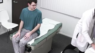 Gorgeous Dakota Lovell gets his ass an personal injection from horny doctor Chris Dam