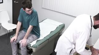 Gorgeous Dakota Lovell gets his ass an personal injection from horny doctor Chris Dam