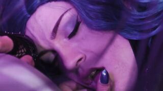 Masked goth femboy Edward Terrant bounces on my throbbing penis
