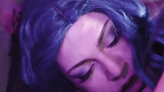 Masked goth femboy Edward Terrant bounces on my throbbing penis