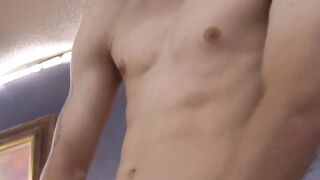 SwingYourBalls.com - Handsome Tony juggles his balls while stroking his thick dick