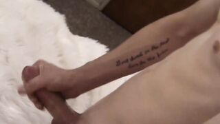 SwingYourBalls.com - Handsome Tony juggles his balls while stroking his thick dick