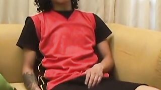 OTBXXX.com - Long-haired Latino twink enjoys bareback fucking boyfriend's sweet ass u
