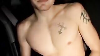 Str8Thugs.com - Billy and Blinx's moving car cock jerking adventure in POV style