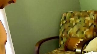 JoeSchmoeXXX.com - Amateur black dude Dj gets long cock sucking session from a hot gu