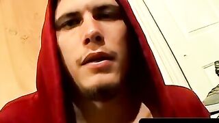 ToesXXX.com - Skater dude jerks his cock and shows off his feet in solo foot tease