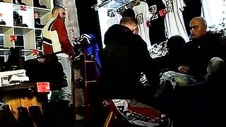 FilthyPissPlay.com - Gay deviants tie up friend for spanking and rough BDSM play