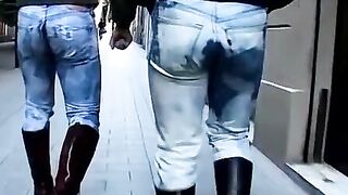 FilthyPissPlay.com - Gay deviants tie up friend for spanking and rough BDSM play