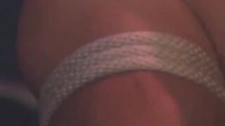 MuscleJockBound.com - Hunk in uniform's futile attempts at freedom during intense BDS