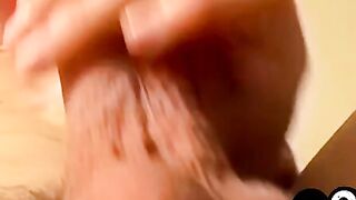 Throbbing cock young emo Lex swallows his warm load solo