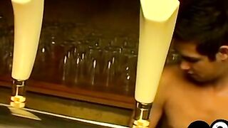 Hairy cock teenager Cristian sprays warm and sticky cum solo