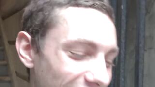 Sensual guy Uber became a slave to intense ass pounding from two horny strangers