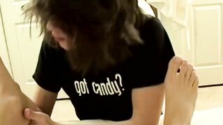 Dillin Samuels fucks Kyros Christian while he is jerking off
