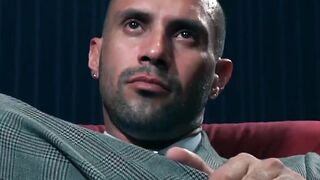 Sexy jock Darius Ferdynand fucked by classy hunks in 3way