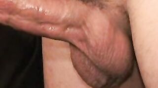 Bald mature man solo masturbates and uses dildo on his ass