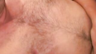 Bald mature man solo masturbates and uses dildo on his ass