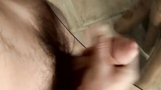Straight thug has solo stroking session and orgasms