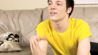 Solo masturbation and cumming with twink Jesse Jordan
