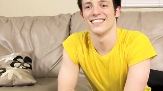 Solo masturbation and cumming with twink Jesse Jordan