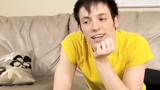 Solo masturbation and cumming with twink Jesse Jordan