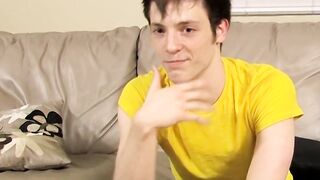 Solo masturbation and cumming with twink Jesse Jordan
