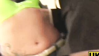 UKSubSluts.com - Brittany Bardot's big dick swallowing and riding with passion