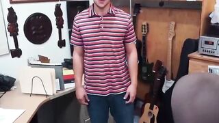 Fit blonde dude gets his tight ass rammed by a big dick