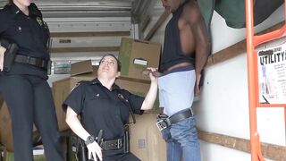 Big dicked offender drills big booty cops to escape jailtime