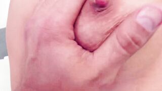 Natural tits redhead Kira Perez fucked hard missionary POV