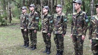 Soldiers suck and fuck themselves like how Officer Jordi Leonard wanted