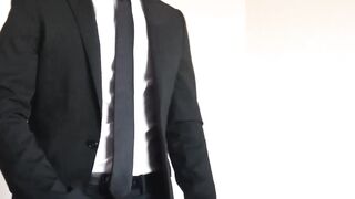 Bastian Karim's hardcore drilling with suited Apolo