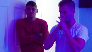 Pale ginger Cherry Fae swaps her stepbrother with Lacy Tate for sexual amusement