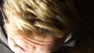 Cocksucker Atlas Evans offers his horny throat for Red to penetrate