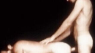 RetroDudes.com - Hairy homo takes lover's freakishly long raw cock