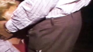 Bearded homo unzips Dodges pants and immediately attacks my dick with his mouth