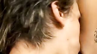 Young dude sucks cock and ass fucks his lover from behind