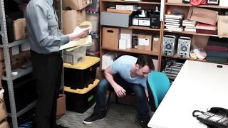 SayUncleNetwork.com - Security officer catches thieving jock and drills him bare and