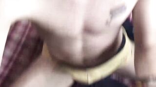 Young twink eagerly anticipates my cum while swallowing my dick