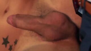 PlayingMen.com - Stripper jock enjoys a passionate drilling from businessman with int