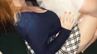 SEX in the SWIMMING POOL by NIGHT BIG TITS ROMANTIC ep1