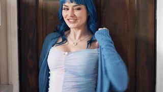 Cutesy babe Jewelz Blu engages in a forbidden pound session