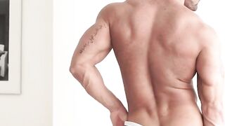 MaskXXX.com - Big muscular dude Thomas Friedl's jacking off the right way solo