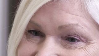 Busty GILF Lacey Starr licks lesbian pussy in wild fantasy