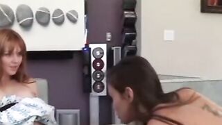 Lesbians Celeste Star and Marie Mc Cray tribbing hardcore