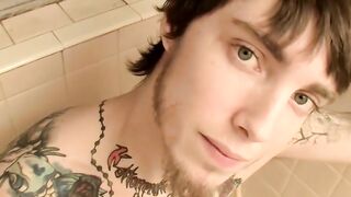 Hot and cute straight dude Blinx wanking his big pecker
