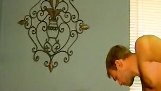 Cute young amateur dick sucked by chubby pervert