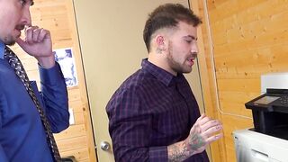New collegue is just too sexy to resist