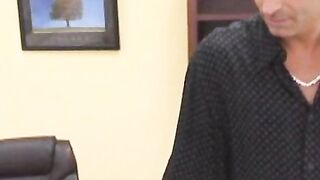 Big breasted teen schoolgirl fucks in principals office