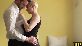 UKSubSluts.com - Horny Mia Milan's cock sucking and taking it in with ease
